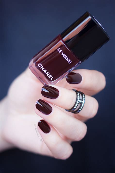 chanel cinema nail polish dupe|dark red nail polish like chanel.